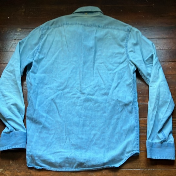 Taylor Stitch Blue Casual Button Down Shirt - Picture 4 of 7